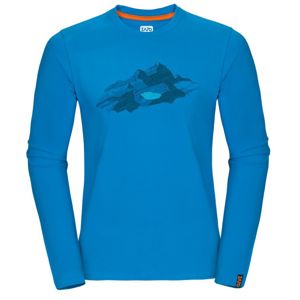 Tričko Zajo Bormio T-shirt LS Blue Jewel Nature XXXL
